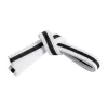 White black stripe martial arts belt for ranking, wholesale private label