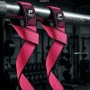 person using best lifting straps for powerlifting deadlift training