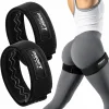 Black BFR bands for glute and leg occlusion training, wholesale private label