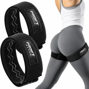 Black BFR bands for glute and leg occlusion training, wholesale private label