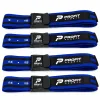 Blue BFR bands set with size markings for occlusion training, wholesale private label