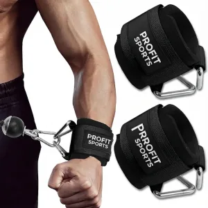 Cable Wrist Cuff Strap with carabiner – Profit Sports